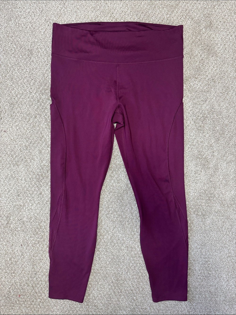 all in motion Women’s Purple Mesh Leggings Sz XL